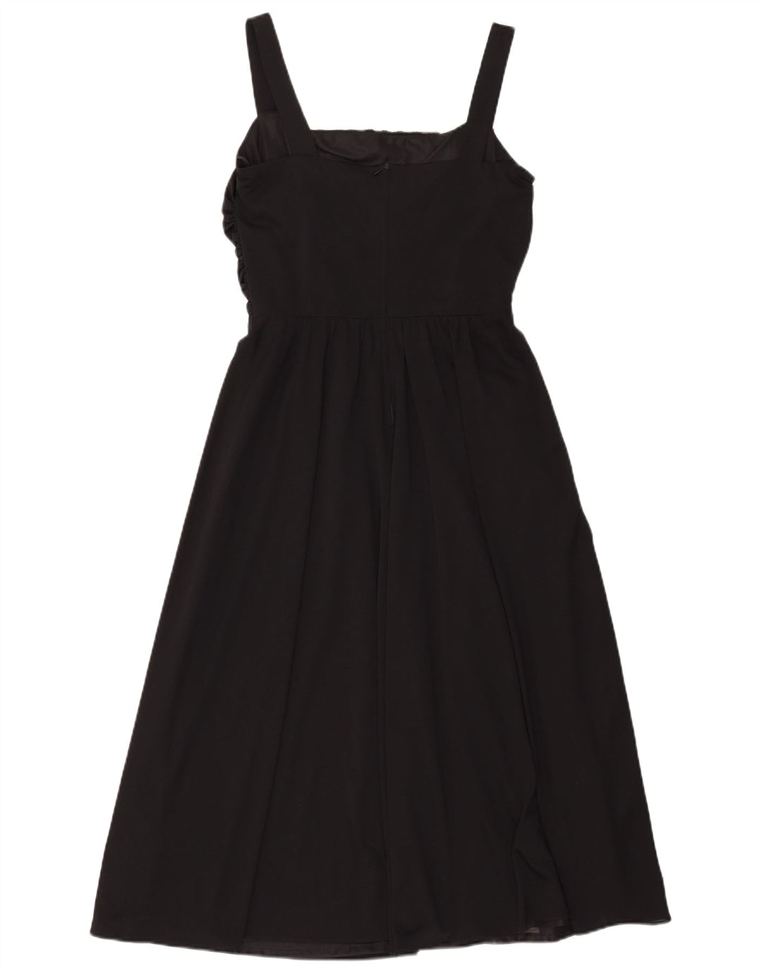 Vestido maxi feminino Hermann Lange sem mangas coquetel UE 40 médio preto