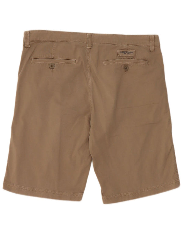 NORTH SAILS Mens Chino Shorts IT 50 Grande W34 Algodão Bege