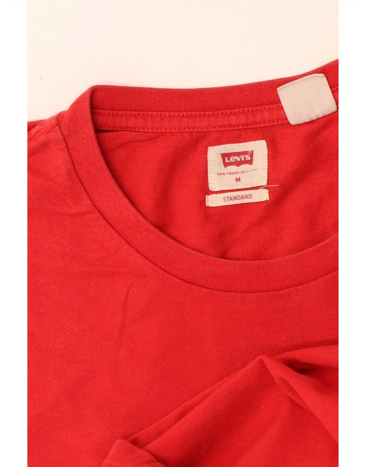 Camiseta masculina padrão Levi's Top médio vermelho
