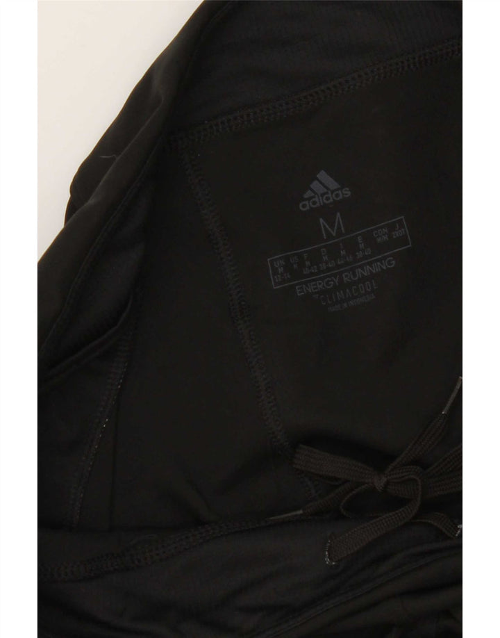 Adidas Womens Climacool Crop Leggings UK 12/14 Médio Preto