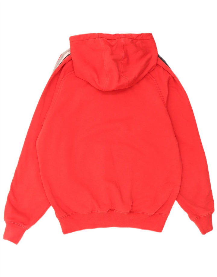 CHAMPION Suéter masculino com capuz gráfico grande algodão vermelho