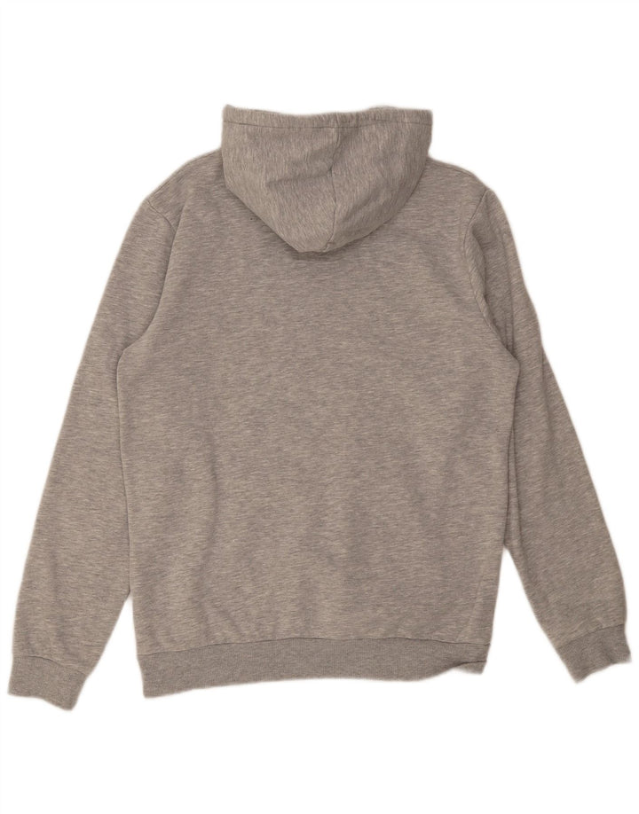 Fila Mens Graphic Hoodie Jumper Médio Algodão Cinza