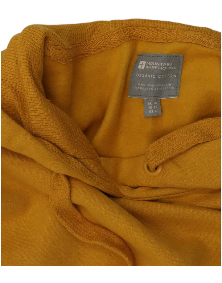 MOUNTAIN WAREHOUSE Suéter feminino com capuz grande tamanho UK 10 pequeno amarelo