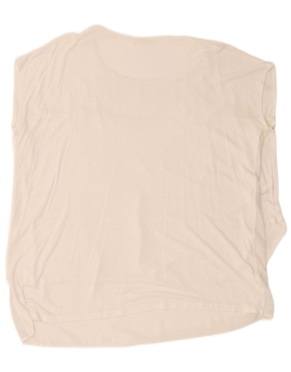 Blusa feminina sem mangas Guess UK 18 XL branca
