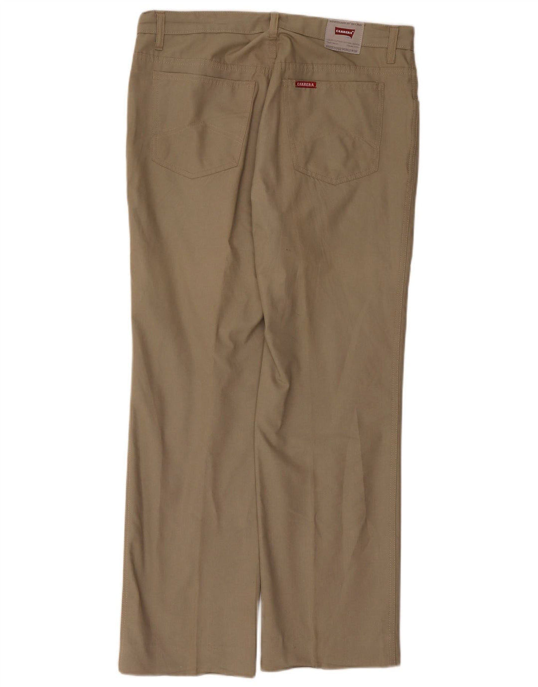 Calça Carrera Masculina Reta Casual W34 L29 Bege