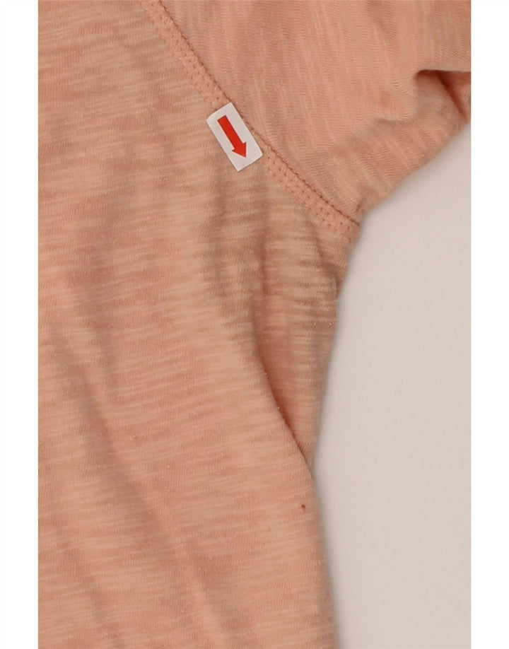 EDDIE BAUER Womens Zip Hoodie Sweater UK 16 Large Pink Cotton Vintage Eddie Bauer and Second-Hand Eddie Bauer from Messina Hembry 