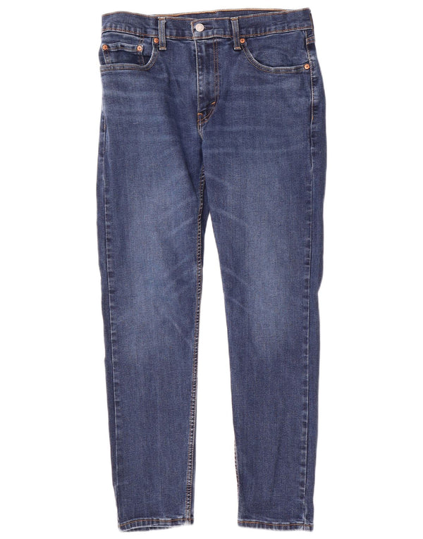 Calça jeans masculina Levi's 502 Hi-Ball Tapered W32 L29 azul algodão