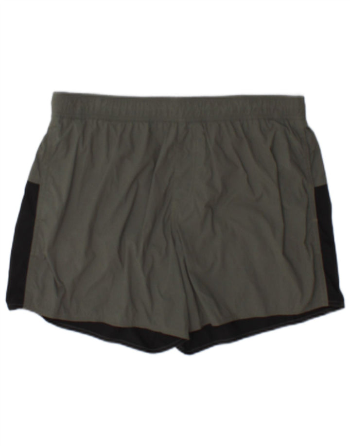 Calções esportivos gráficos masculinos Colmar IT 50 bloco colorido cinza médio