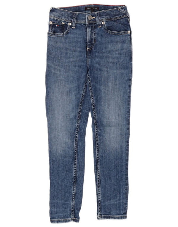 Tommy Hilfiger Meninos Jeans retos 7-8 anos W22 L22 Azul Algodão