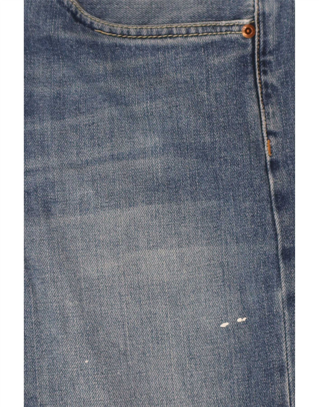 Zara Mens Straight Jeans EU 44 Grande W34 L29 Azul