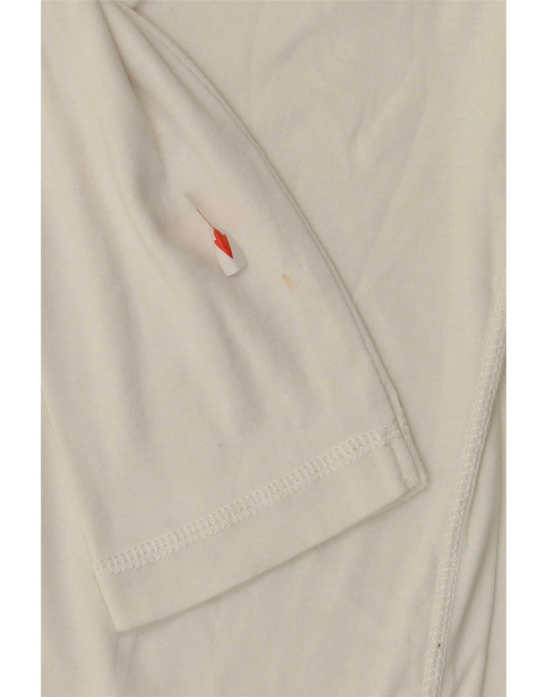 Tommy Hilfiger Mens Slim Fit Top Manga Longa Médio Algodão Branco