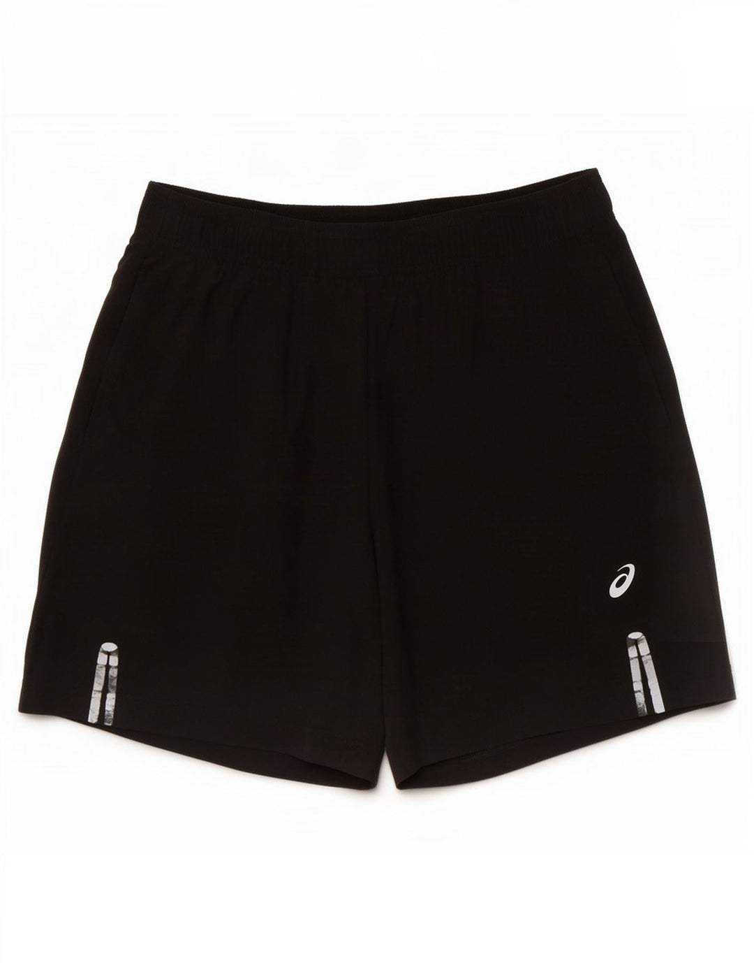 Shorts esportivos masculinos Asics médio preto poliéster