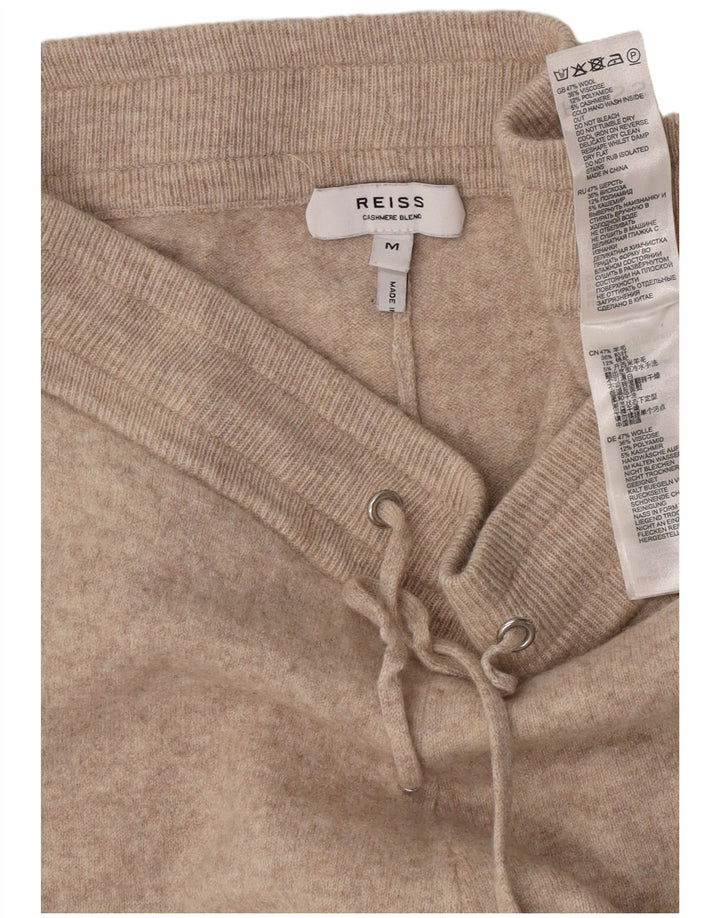 Calça de treino feminina Reiss Joggers UK 12 lã cinza médio