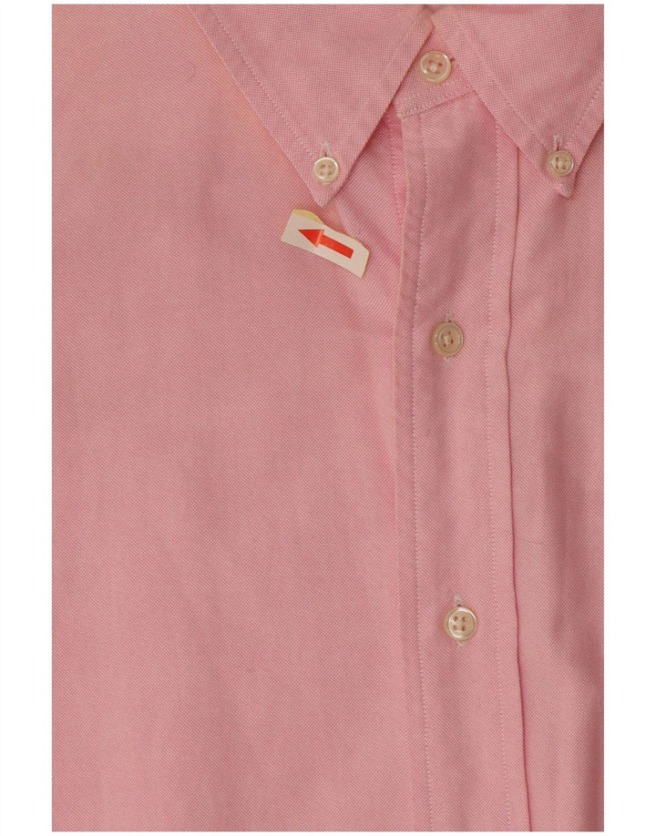 Camisa masculina Ralph Lauren Blake manga curta algodão rosa médio