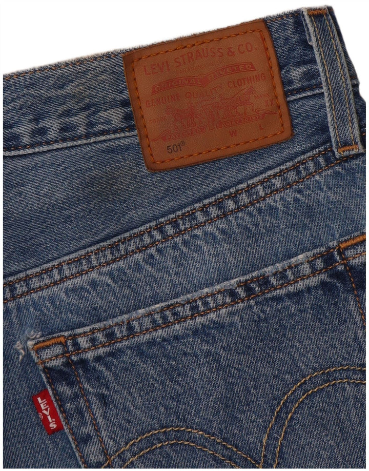 Jeans feminino Levi's 501 Straight W30 L30 Azul