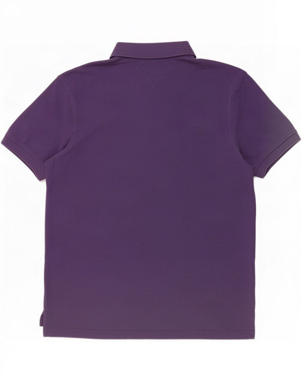 Camisa polo masculina Tommy Hilfiger XL algodão roxo
