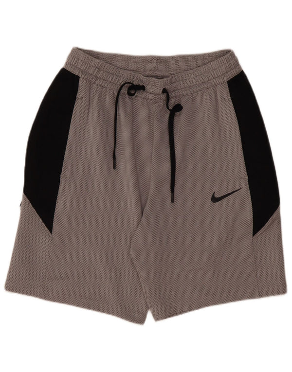 Nike Mens Dri Fit Sport Shorts Large  Grey Colourblock Polyester