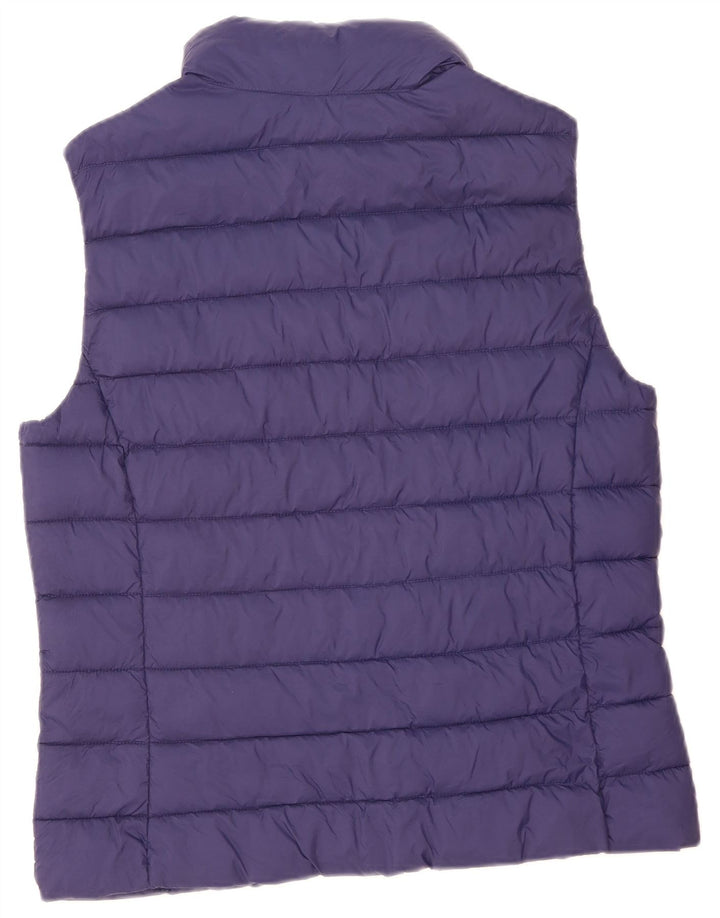 Colete acolchoado feminino Carrera UK 16 grande azul marinho poliamida