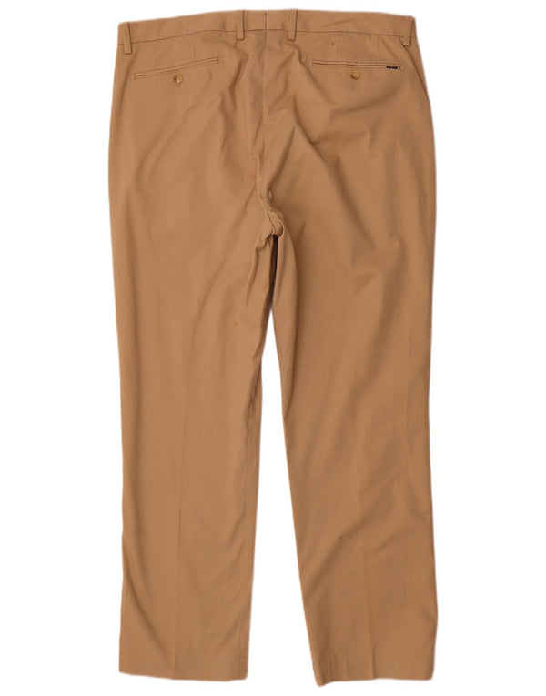 Calça masculina Polo Ralph Lauren de terno reto W36 L32 algodão bege