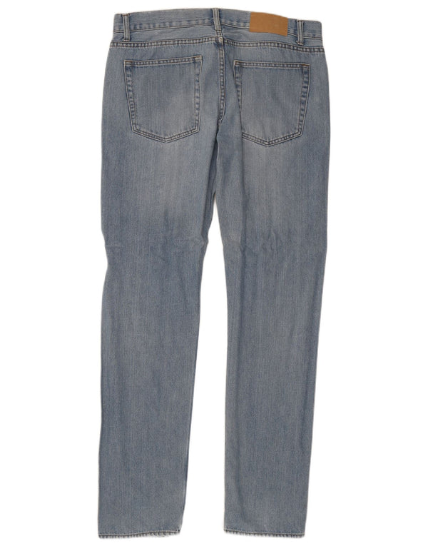 Segunda-feira barata Mens Jeans Slim W34 L34 Azul
