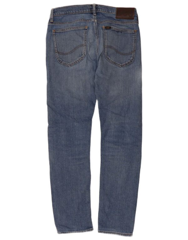 Lee Mens Luke Tapered Slim Jeans W29 L30 Azul Algodão