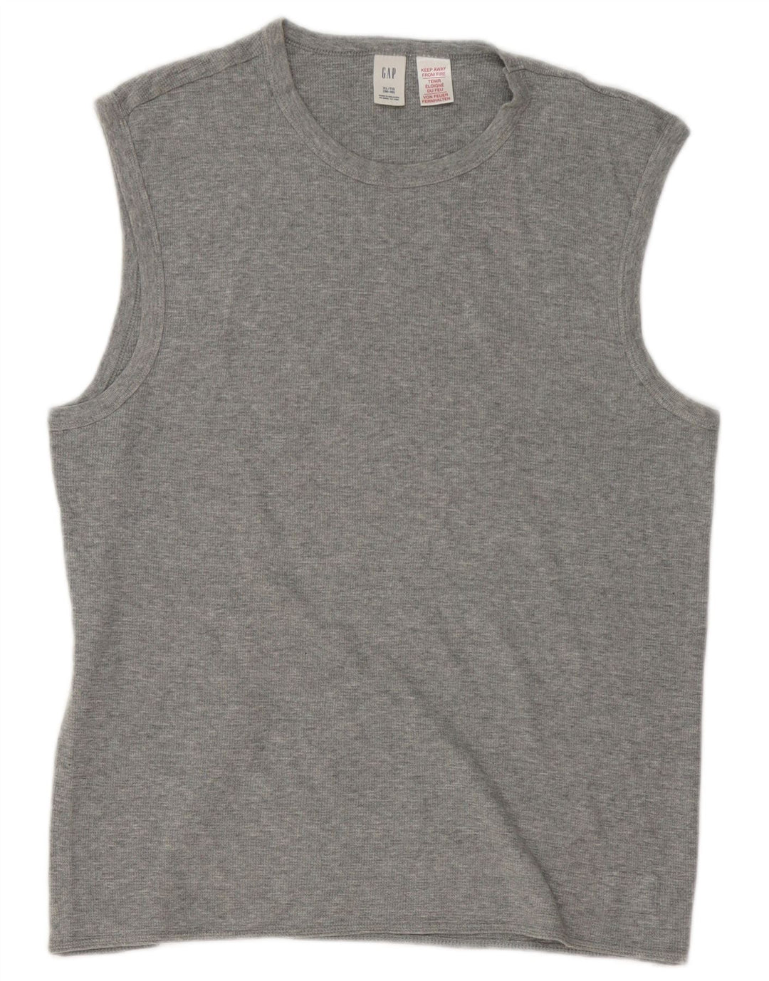 Colete masculino Gap Top XL algodão cinza
