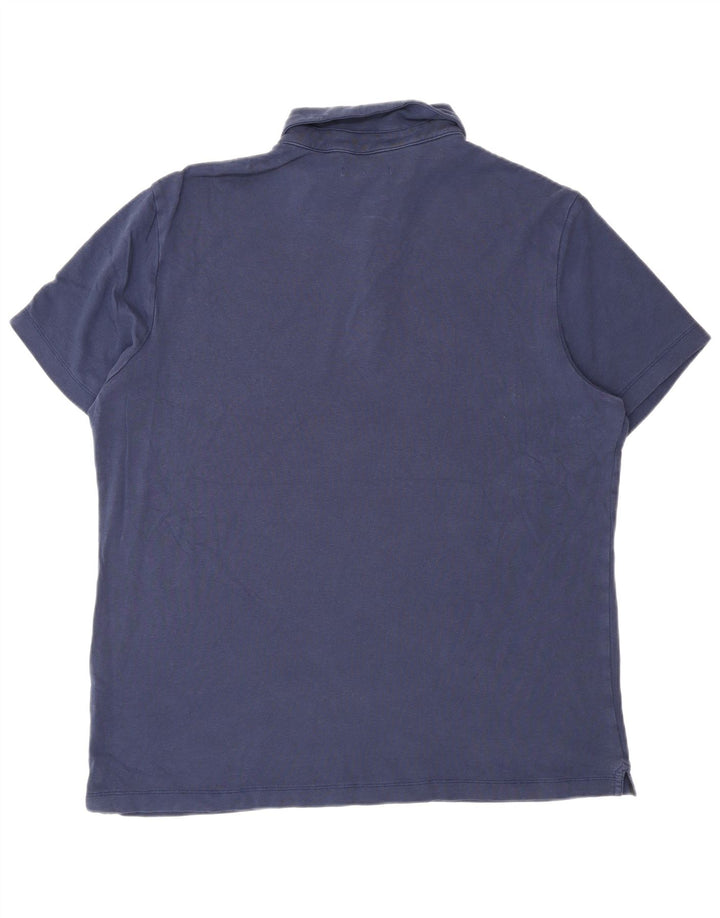 Camisa polo masculina Orvis XL azul marinho