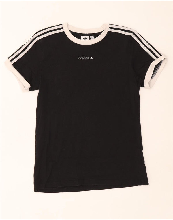 Camiseta Adidas Feminina Top UK 4 XS Algodão Preto
