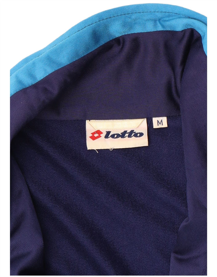Lotto Mens Treino Top Jaqueta Médio Azul Marinho Colorblock