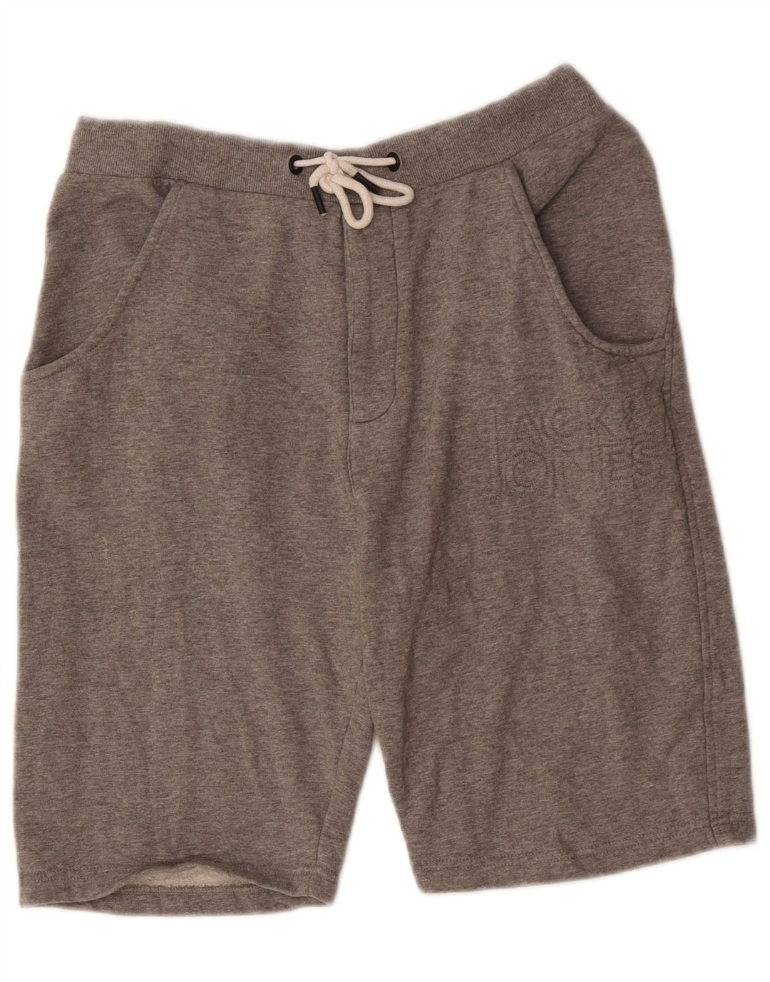 Shorts esportivo masculino Jack & Jones grande algodão cinza