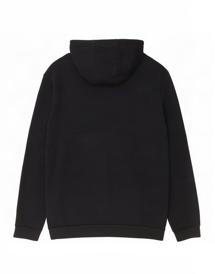 Adidas Mens Hoodie Jumper Médio Algodão Preto