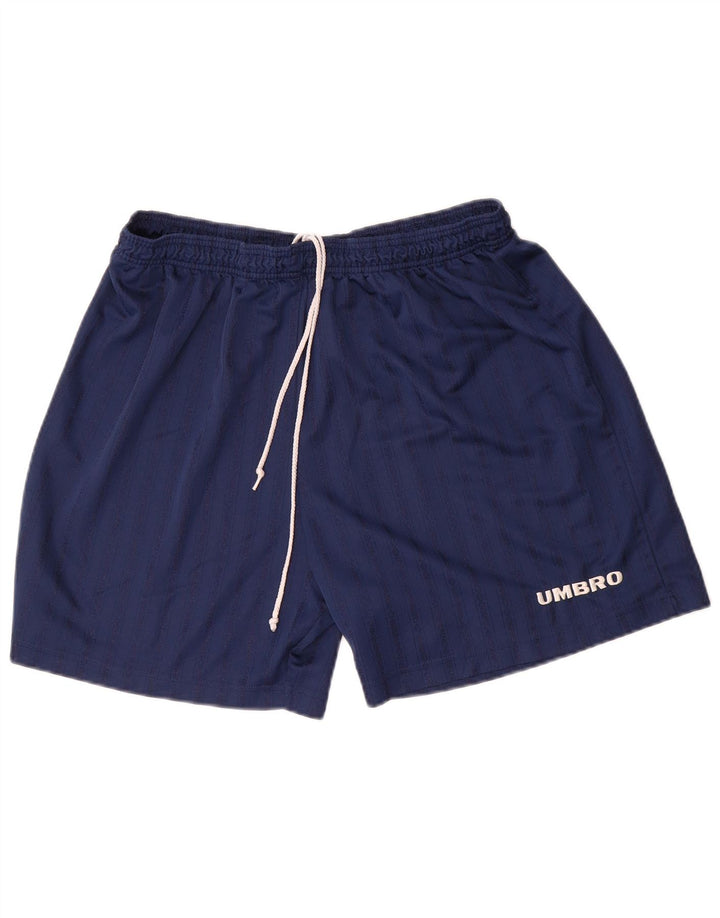 Umbro Masculino Sport Shorts XL Azul Marinho Risca de Giz Poliéster
