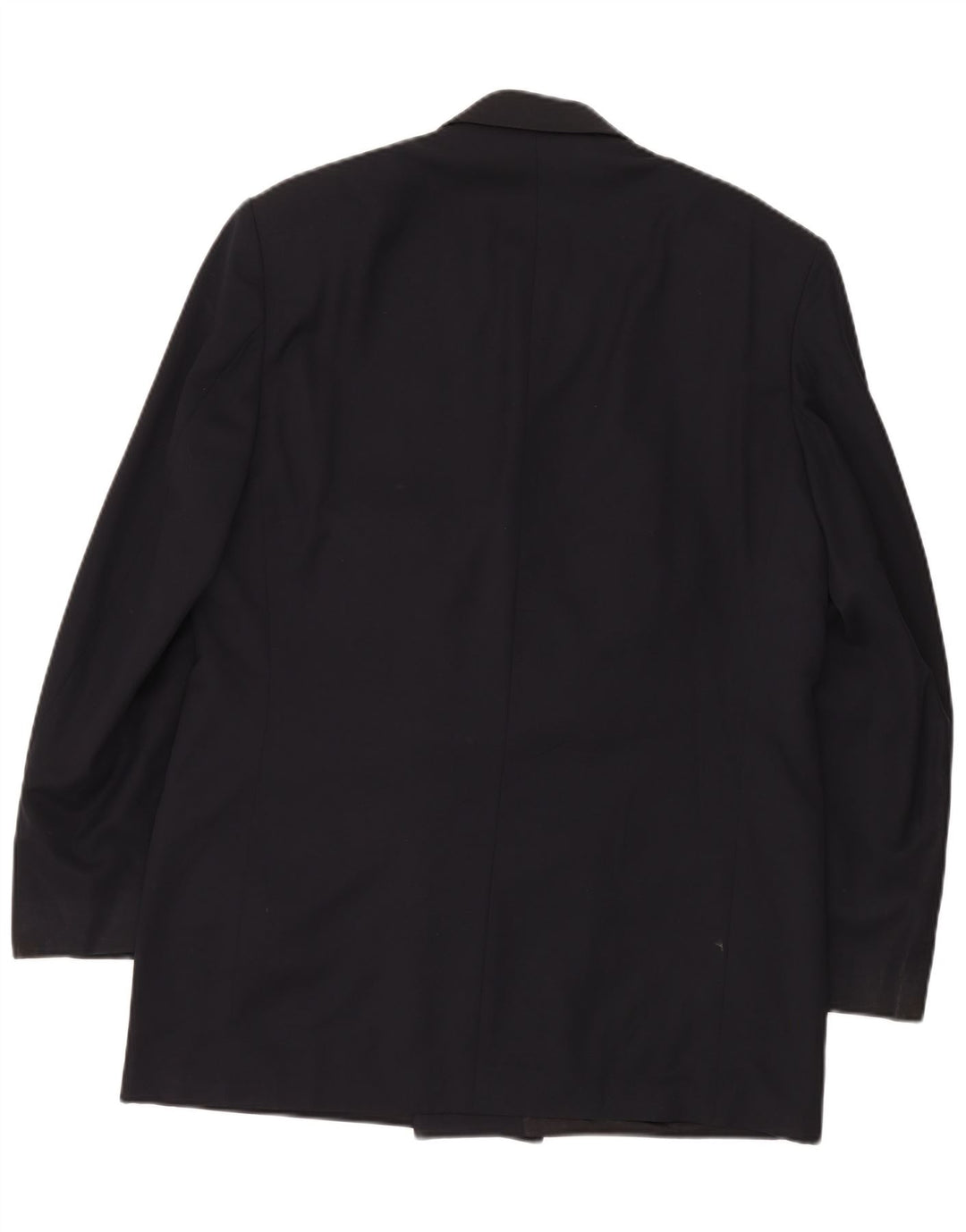 Jaqueta blazer masculina MARKS & SPENCER com peito duplo Reino Unido 42 grande azul marinho