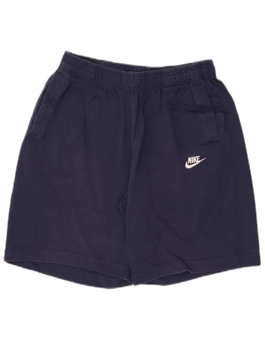 Shorts esportivos masculinos Nike grandes algodão azul marinho