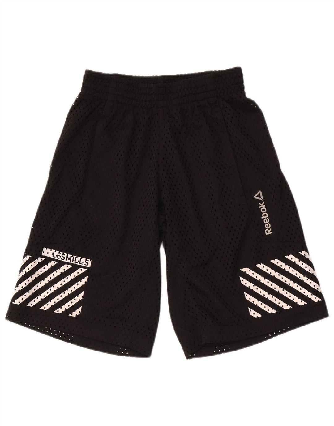 Shorts esportivos masculinos REEBOK XS listrado preto