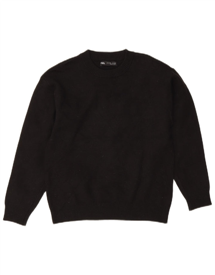 Suéter Zara Boys com gola redonda 9-10 anos preto