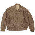 Jaqueta de couro masculina Anfor IT 58 2XL marrom