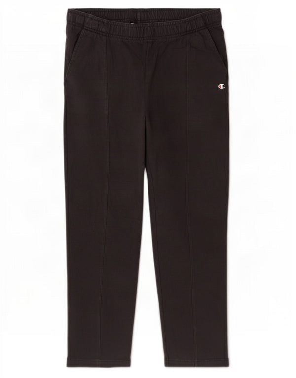Calça de treino feminina Champion UK 16 grande algodão preto