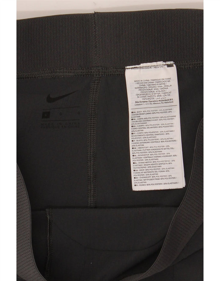 Shorts esportivos masculinos Nike grande poliéster cinza