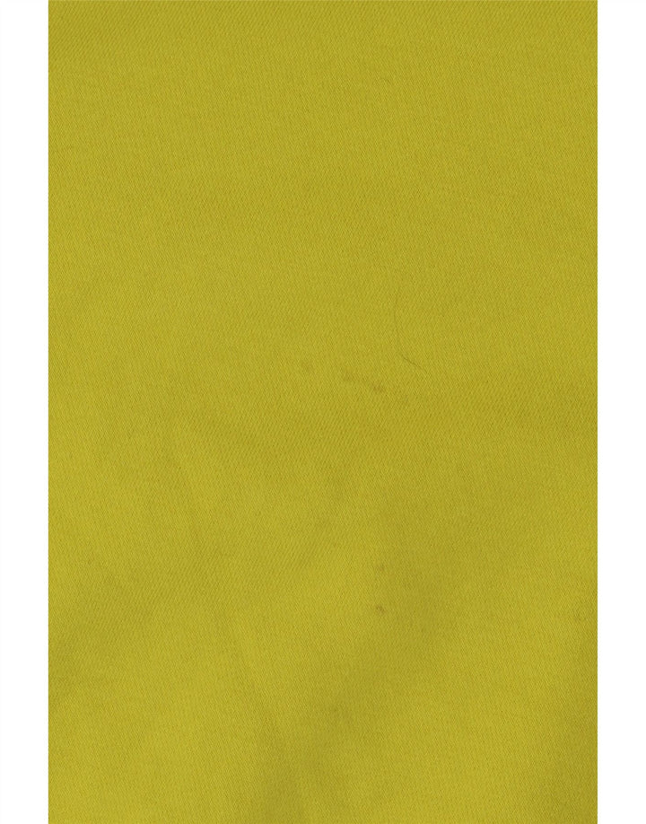 NIKE Womens Oversized Hoodie Jumper UK 6 XS Amarelo Algodão