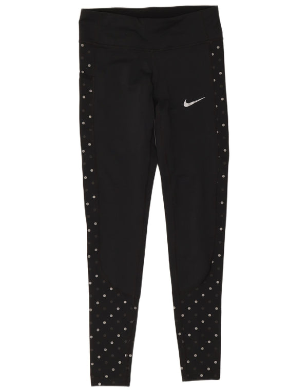 Leggings Nike Dri Fit UK 4 XS Preto Polka Dot Poliéster