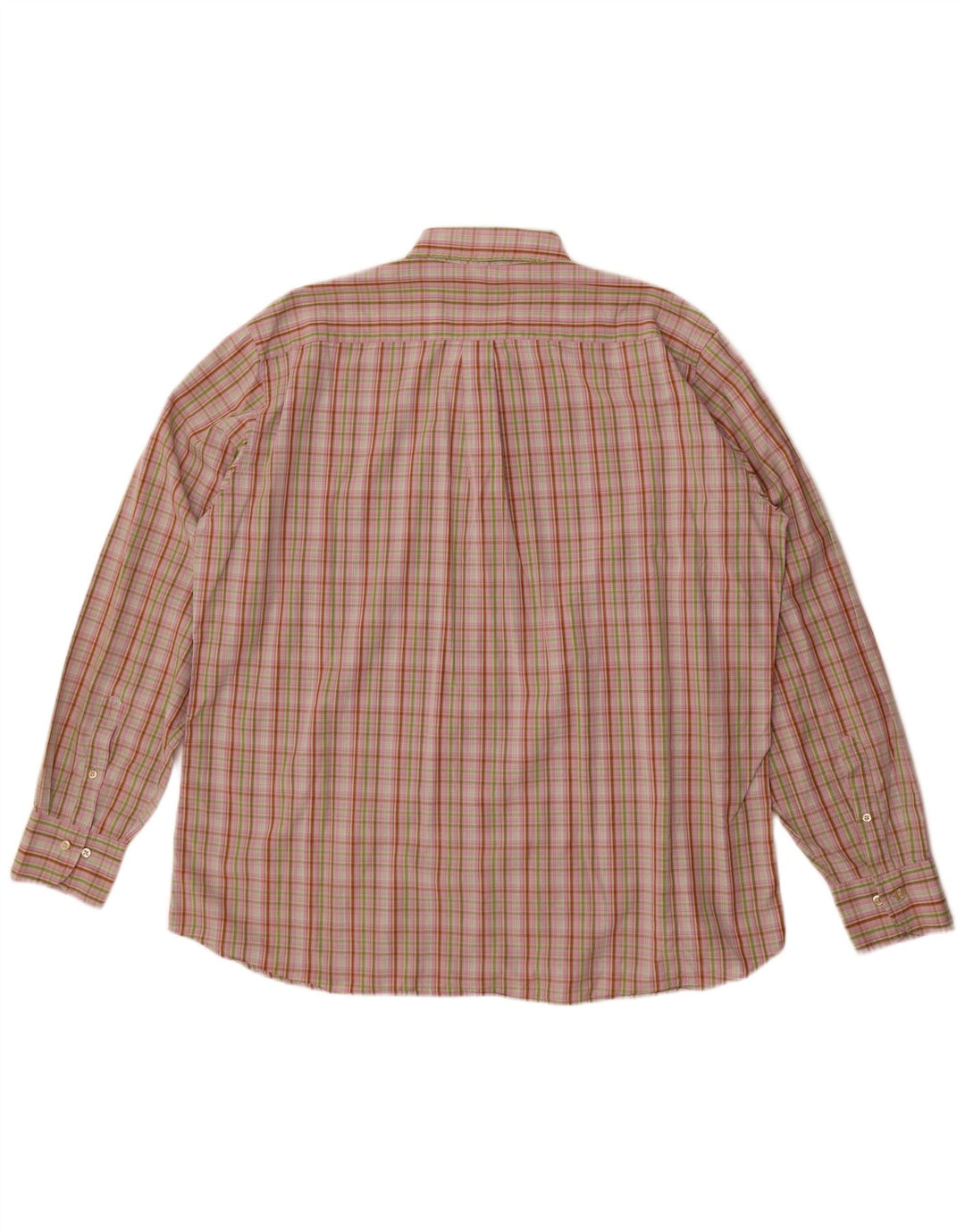 Camisa masculina Avirex 2XL algodão xadrez rosa