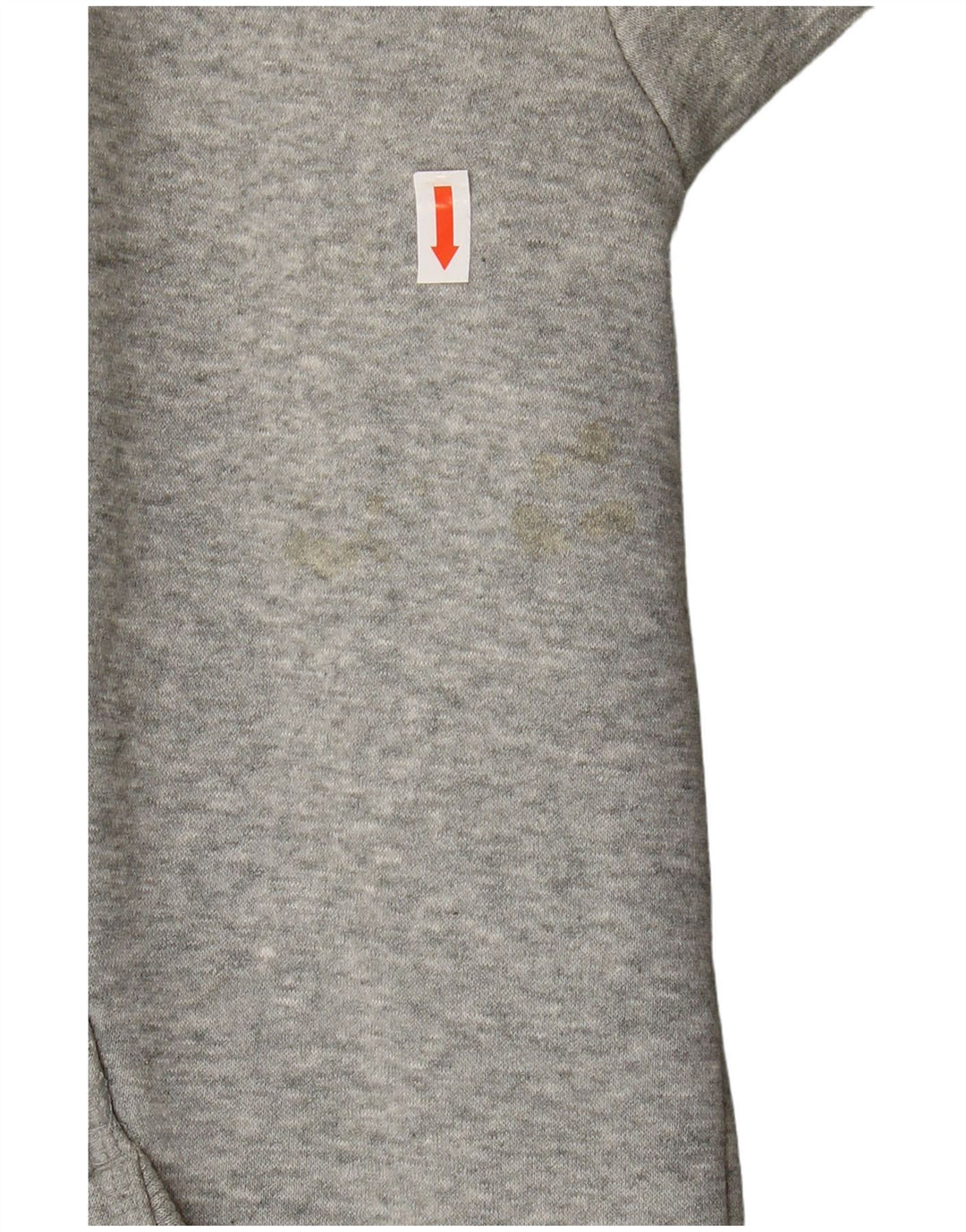 Suéter PUMA feminino com capuz e zíper UK 12 cinza médio manchado