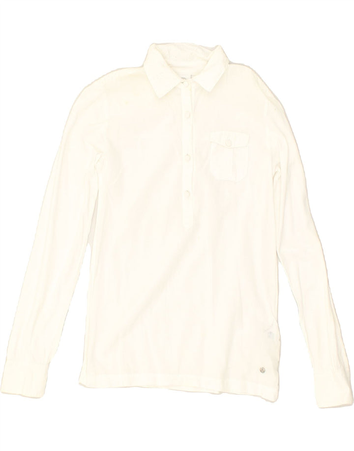NORTH SAILS Womens Pullover Shirt UK 8 Small White Cotton | Vintage North Sails | Thrift | Second-Hand North Sails | Used Clothing | Messina Hembry 