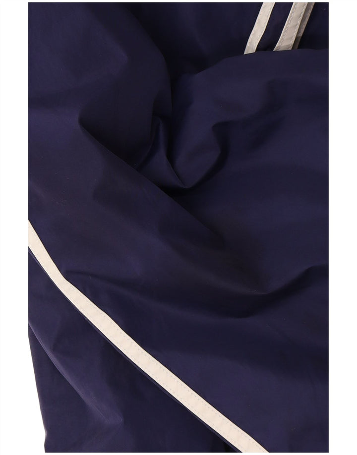 Jaqueta corta-vento masculina Adidas UK 44/46 grande azul marinho poliamida
