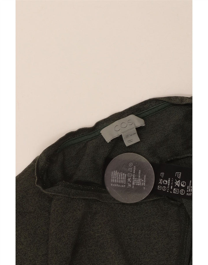 COS Camiseta Masculina Top Grande Verde