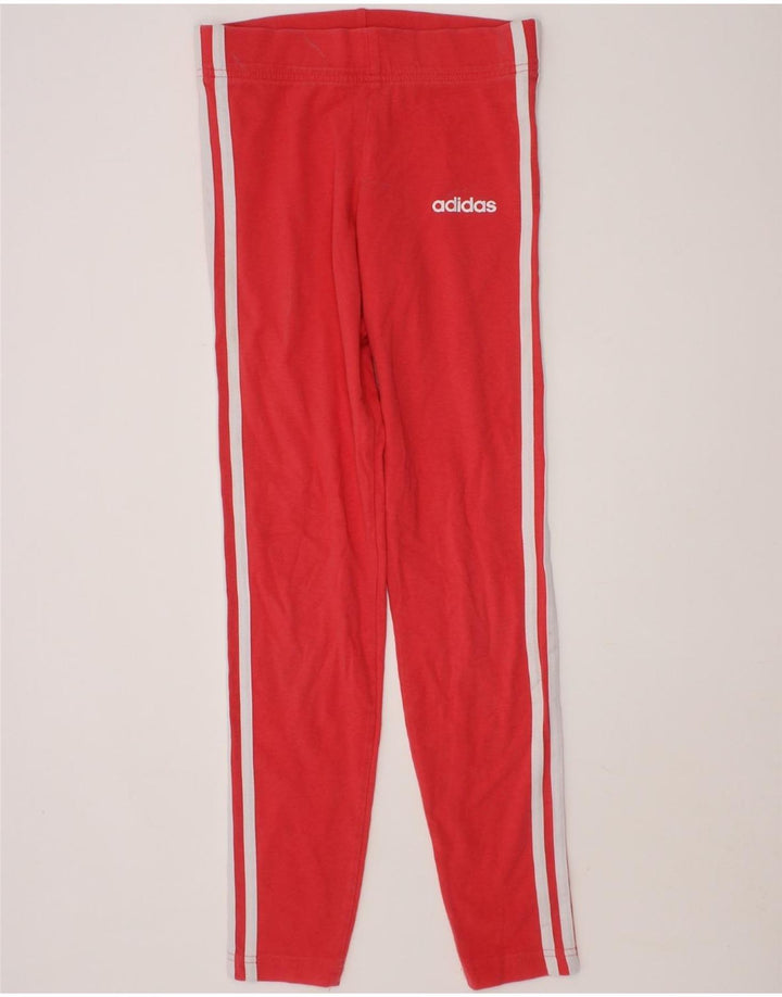 ADIDAS Girls Leggings 11-12 Years  Pink Cotton Vintage Adidas and Second-Hand Adidas from Messina Hembry 
