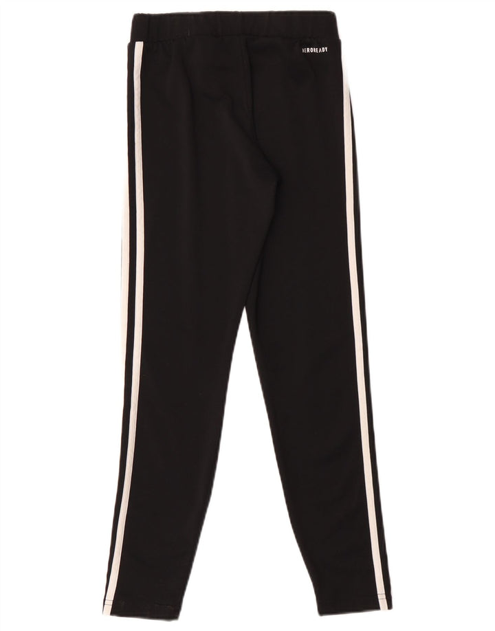 Leggings Adidas Aeroready para meninas 11-12 anos preto poliéster