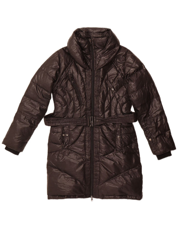 Casaco acolchoado feminino Bomboogie UK 16 grande poliéster preto