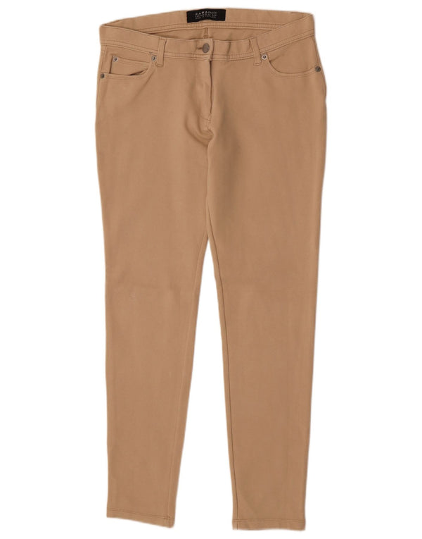 Calça feminina casual skinny Zara média W28 L28 bege